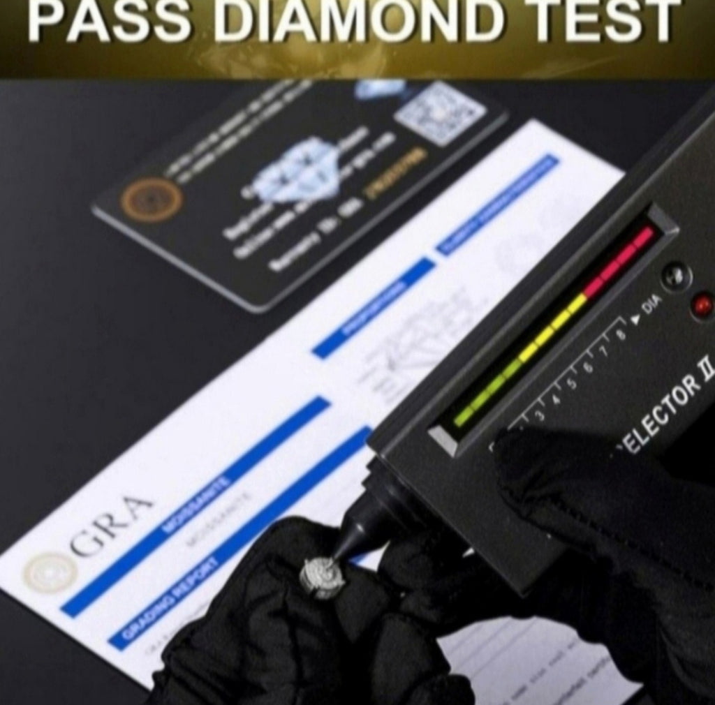 New 4ct Certified Moissanite Stud Earrings!